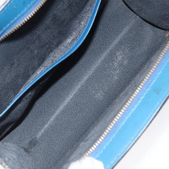 LOUIS VUITTON Epi Trousse Crete Pouch Blue M48405 LV Auth - Picture 12 of 16